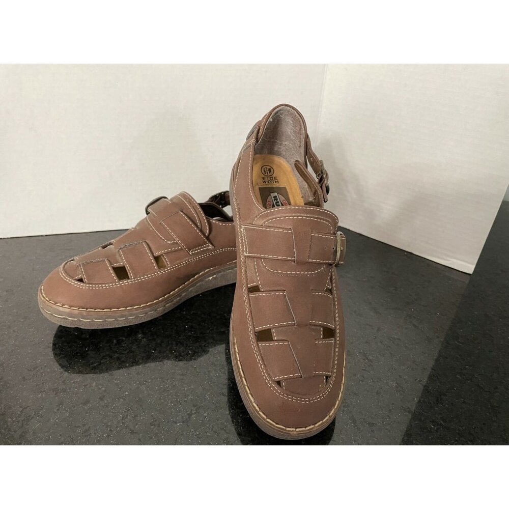 Original Rugged Outback Women's Size 6.5 Wide Width Leather Shoes